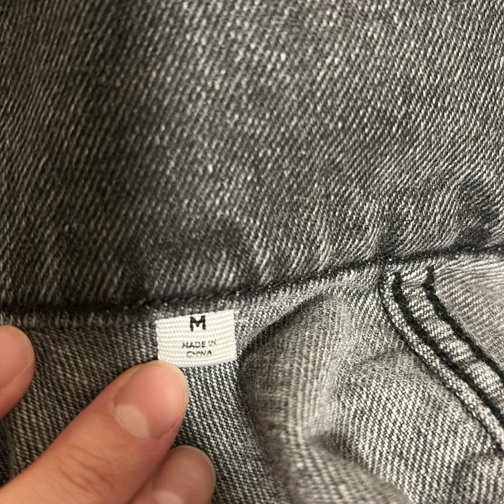 PacSun Men’s Hunter Classic Fit Trucker Jean Jacket Black Wash Denim Size Medium - Picture 6 of 10